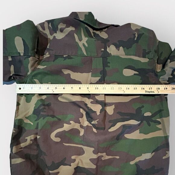 Vans Assembly Camo Shirt Dress Long Sleeve Size S - Picture 7 of 13